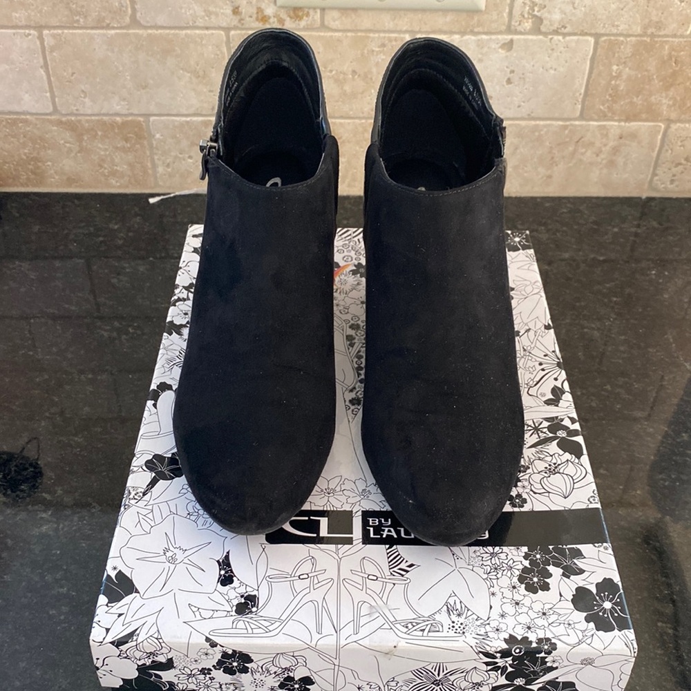 Black ankle boots